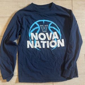 Villanova University Navy Long Sleeve Size Small